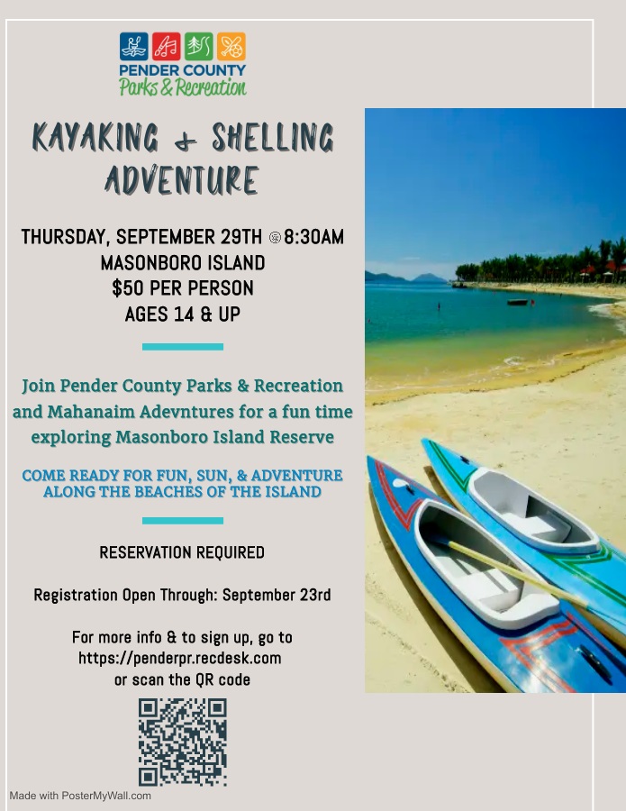 Masonboro Island Kayaking & Shelling Adventure